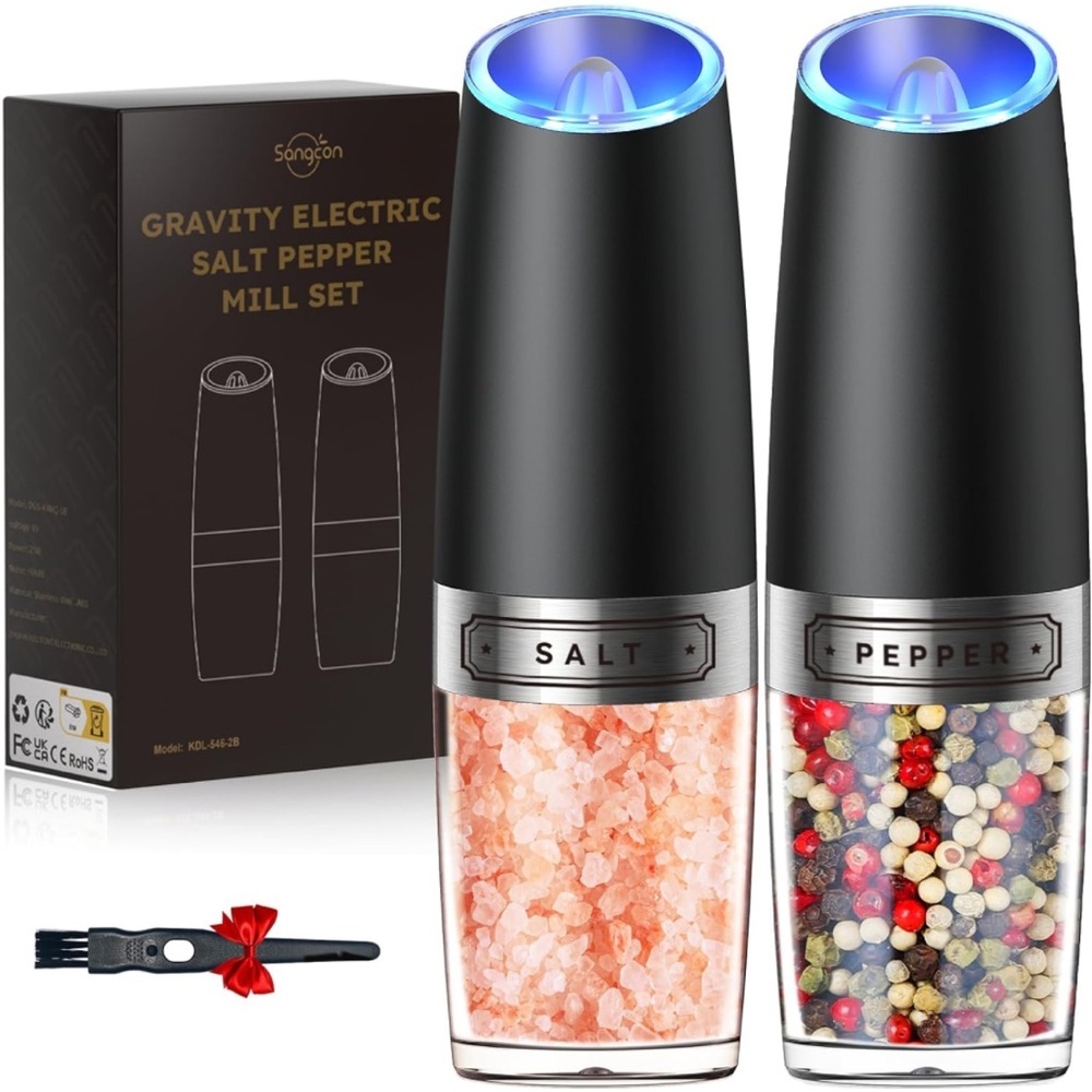 Electric salt and pepper shakers